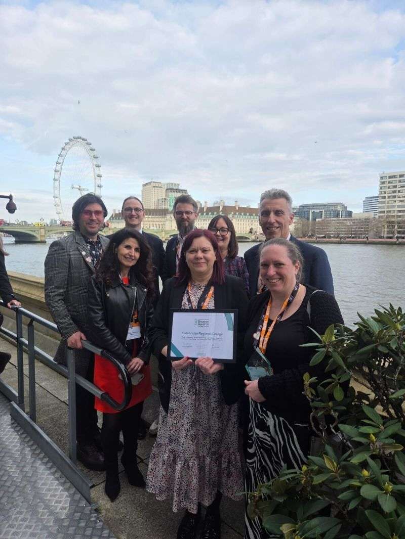 CRC Wins National AoC Beacon Award for Excellence in Careers and Enterprise