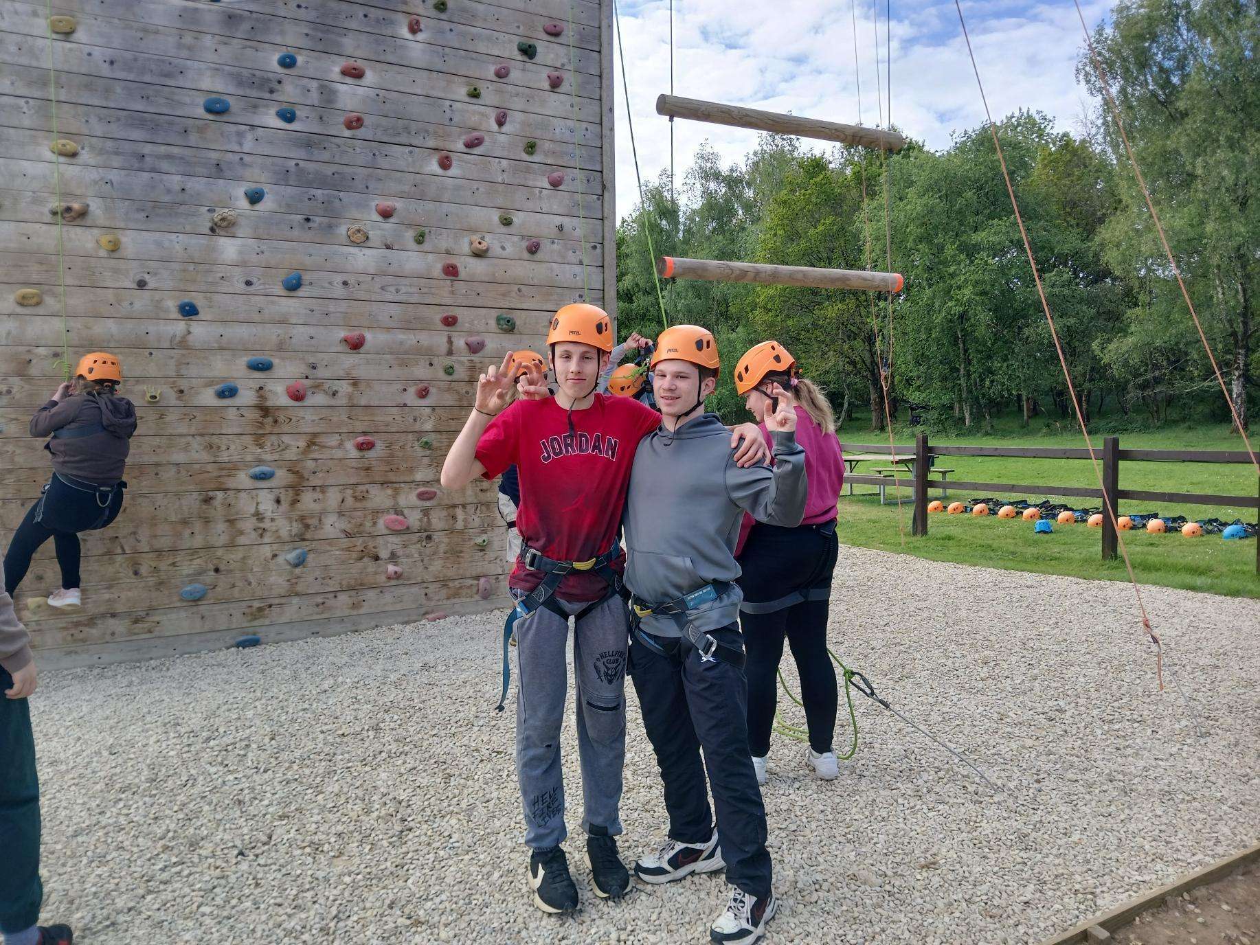 Supported Learning Students Residential Trip to Rockley Camp, Dorset.