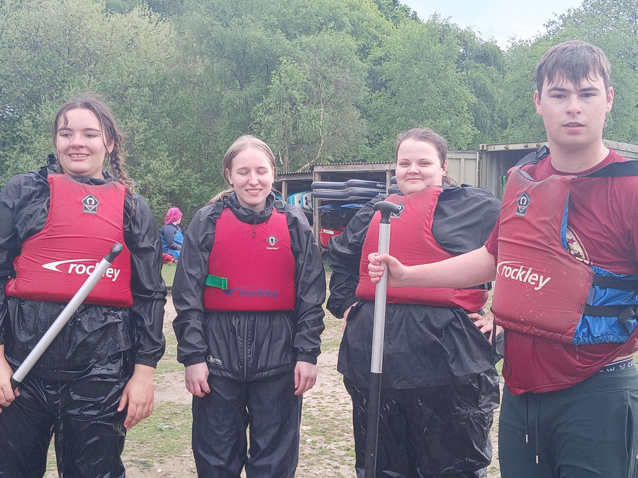 Supported Learning Students Residential Trip to Rockley Camp, Dorset.
